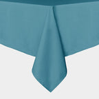 sancua Rectangle Tablecloth - 54 x 120 Inch - Stain and Wrinkle Resistant Washable Polyester Table Cloth, Decorative Fabric Table Cover for Dining Tables, Buffet Parties and Camping, Teal