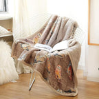 UKELER Owl Throw Blanket Queen Size 80'' x 90'', Soft Cozy Warm Throw Blanket for Bed/Couch/Sofa/Camping, Great Gift for Women's Day,Mother's Day,Father's Day,Thanksgiving,Christmas,Hallows' Day