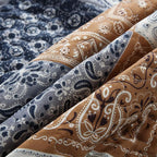 NEWLAKE Quilt Bedspread Sets-Color Block Pattern Reversible Coverlet Set,King Size