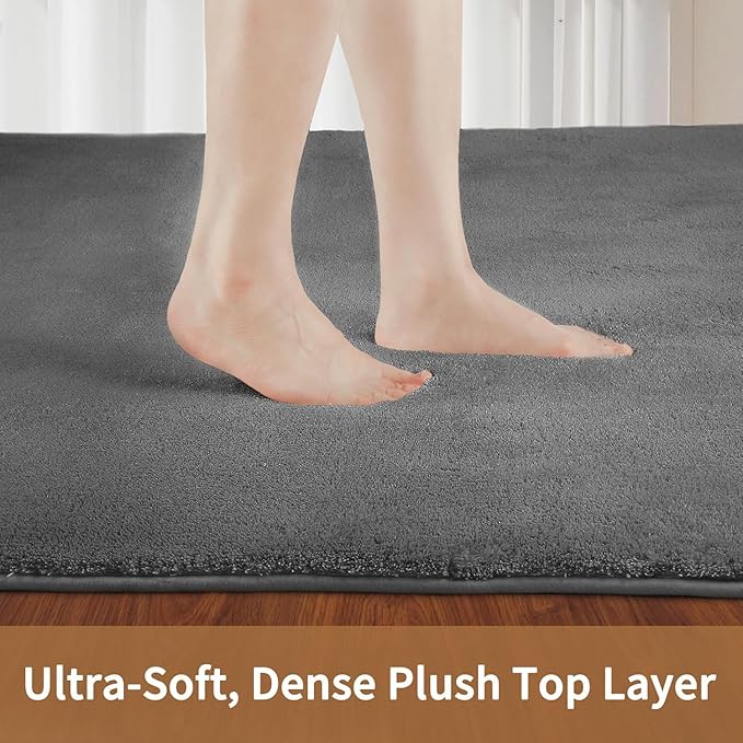 Sour Lemon 10x14 Area Rugs for Living Room, Soft Large Area Rug Fluffy Rugs for Bedroom，Machine Washable Area Rug Non Slip Carpet Rug for Living Room Playroom Kids Room Home Decor