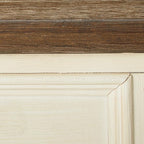 Signature Design by Ashley Bolanburg Farmhouse Lift Top Coffee Table with Drawers, Antique Cream & Brown