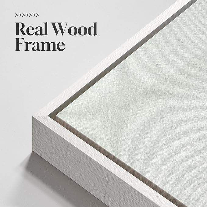 Large Framed Sage Green Abstract Landscape Wall Art for Living Room, 3 Piece Modern Canvas Prints Paintings Artwork for Walls, Minimalist Abstract Pictures for Hallway, Office Wall Decor 24x36 In