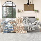 Snuggle Sac Queen Size Bedding Blanket Grey Color, Super Soft Warm Blankets for Bed, Living Room, Luxurious Microfiber Blanket Dupes, Heather Grey, 90x90 inches