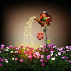 Solar Watering Can Light, Yard Outdoor Decor Lights, IP65 Waterproof, Hanging Hummingbird Garden Light, Outside Garden Flower Bed Decor, Women Gift, Birthday Gifts