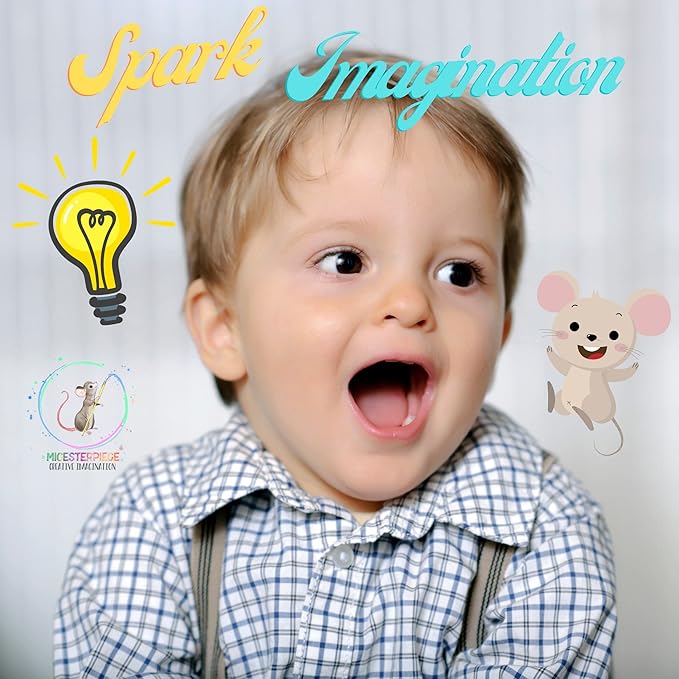 3D Mouse Reading Book in Mouse Hole, Decal Sticker, Removable Wall Decor, Book Lover Gift Idea, Baseboard, Wall Sticker Decal, Kids Room, Classroom, Library