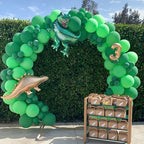 130pcs Green Balloons Different Sizes 18" 12" 10" 5" Party Latex Balloons for Birthday Dinosaur Baby Shower St. Patrick's Day Summer Jungle Forest Safari Party Decorations