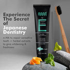 MasterMedi Charcoal Toothpaste with Nano Hydroxyapatite – Fluoride Free, SLS Free, Sensitive Whitening, Enamel Support, Spearmint Flavor, Dentist Recommended, 4 oz (Pack of 1)