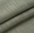 MIUCO Semi Sheer Curtains Poly Linen Textured Solid Grommet Curtains 63 Inches Long for Kitchen 2 Panels (2 x 37 Wide x 63" Long) Sage