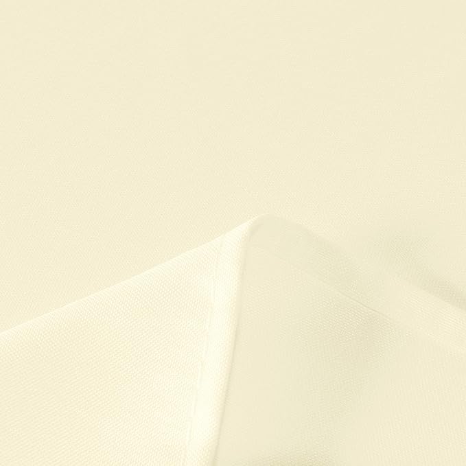 sancua Rectangle Tablecloth - 60 x 84 Inch - Stain and Wrinkle Resistant Washable Polyester Table Cloth, Decorative Fabric Table Cover for Dining Tables, Buffet Parties and Camping, Beige