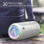 Ortizan Portable Bluetooth Speaker, IPX7 Waterproof Wireless Speaker with 24W Loud Stereo Sound, Outdoor Speakers with Bluetooth 5.0, 30H Playtime,66ft Bluetooth Range, Dual Pairing for Home