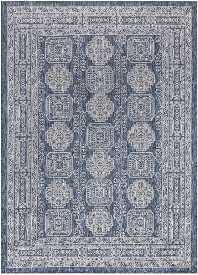 Keen Home Design Terrace Outdoor Area Rug - 9x12 Washable Indoor/Outdoor Rug for Patio, Kitchen, Balcony, Beach, Garden, Deck and Porch, Size: 8'10"x12'