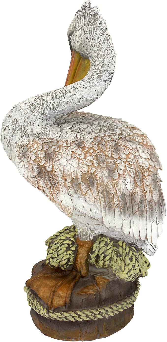 Design Toscano Ocean Side PIER 51 Pelican Statue