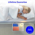 BedShelfie Bedside Shelf for Bunk Bed & Top Bunk, College Dorm Room Essentials, Loft Nightstand, Floating Bed Side Table Tray Storage, Dorm Room Decor by Smallish - (Flexfit Model, White)