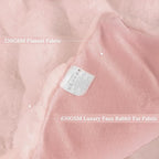 Pink Cozy Faux Fur Twin Blanket for Living Room Bedroom 60x80 Thick Ultra Soft Fuzzy Throw Blanket Fluffy Furry Bed Comforter Home Gifts 860 GSM