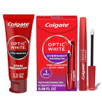 Colgate Optic White Overnight Teeth Whitening Pen and Whitening Toothpaste Kit, Includes 0.08 fl oz Teeth Whitener Pen with 21 Nightly Treatments Plus a 3.0 fl oz Enamel Safe Whitening Toothpaste