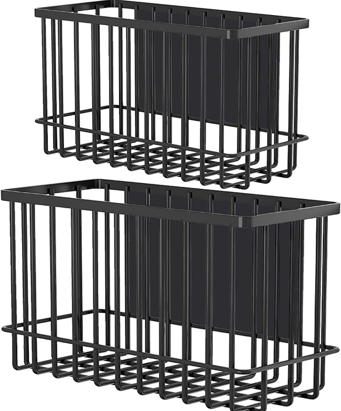 Magnetic Basket Fridge Lint Bin Dryer Ball Holder Laundry Room Organization Home Storage for Class Office School