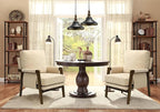 Modern Accent Chairs Set of 2 for Living Room Mid Century Arm Chairs Upholstered Bedroom Chairs Comfy Lounge Chairs with Solid Wood Frame, Beige