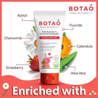 Kids Toothpaste | Natural Strawberry Flavored Anticavity Fluoride Toothpaste Maximum Cavity Protection| EWG Verified, Vegan, SLS Free, Safe to Swallow, Aloe Vera (2Pack)