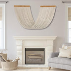 Knots & Beyond Macrame Wall Hanging Large, Boho Wall Tapestry, Bohemian Wall Decor, Fiber Wall Art