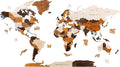 HYPERI Multilayered 3D Wooden World Map Wall Decor, Wood Art Wall Decor, Mapa Mundi Para Pared, World Maps and Push Pins, Valentine's Day Gifts For Dad, Mom, Boss, Husband, Wife (XX-Large)