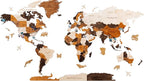 HYPERI Multilayered 3D Wooden World Map Wall Decor, Wood Art Wall Decor, Mapa Mundi Para Pared, World Maps and Push Pins, Christmas, Valentine's Day Gifts For Dad, Mom, Boss, Husband, Wife (Large)