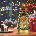 Christmas Snow Globes,with Musical and 6 Hour Timer,Snow Globes Lights, Christmas Indoor Decorations, Christmas Tree Decorations,USB & Battery Powered,Christmas Christmas Santa Claus