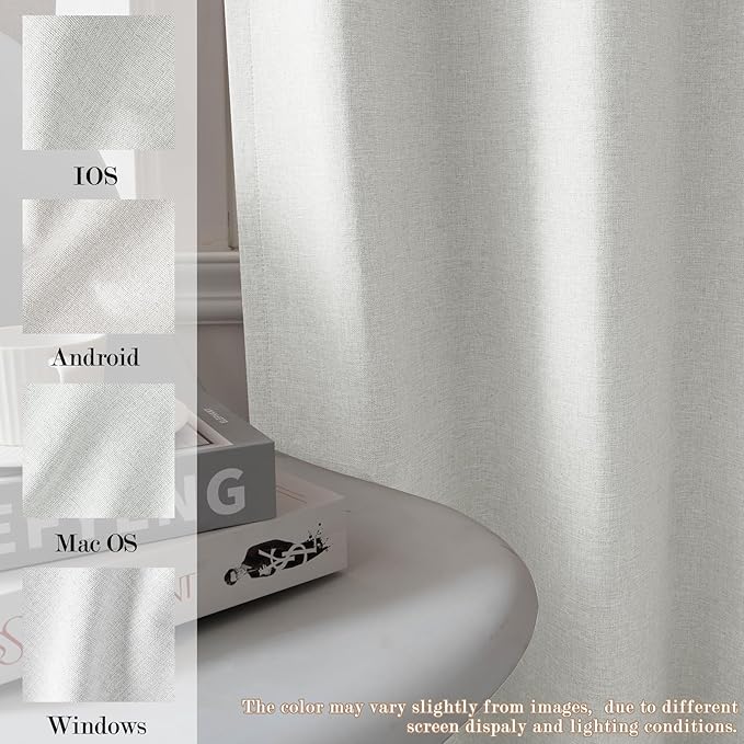 150 Inches Extra Wide Room Divider Draperies, Pinch Pleat Drapes, Absolutely Blackout Sliding Door Drapery, Total Privacy Ceiling Track Curtains, 150" W by 102" L, Greyish White (1 Panel)