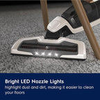 Electrolux Ergorapido Cordless 2-in-1 Vacuum Cleaner with High Suction Power and 180-Degree EasySteer Mobility, 48-Minute Run Time, 2 Power Modes, Satin White