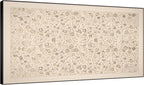 SIGNWIN 30"x60" Extra Large Framed Wall Art Vintage Botanical Sketch with Detailed Floral Pattern, Classic Nature Illustration for Home Living Room Bedroom Decor (Frame Assembly Required)