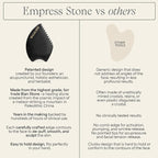 WILDLING Empress Stone Gua Sha Facial Stone I Facial Massage Stone to Lift, Plump, Tone + Sculpt I Patented Design Crafted with 100% Authentic Bian Stone