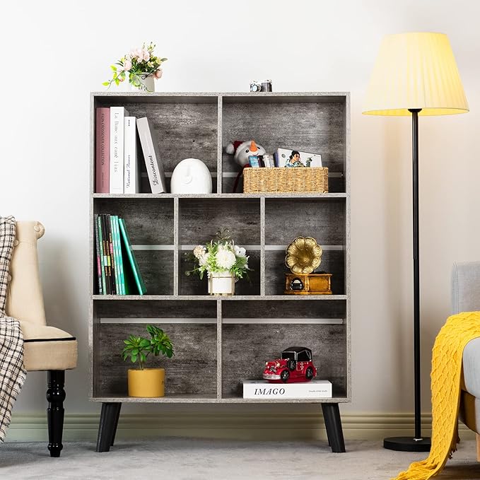 LEYAOYAO Cube Storage Organizer Bookshelf - Multi-Purpose Display Shelf
