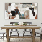Abstract Wall Art Large Canvas Wall Art Decor Modern Wall Art Decor Minimalist Geometric Line Wall Decor Artwork for Walls Textured Wall Art Prints For Room Living Room Bedroom Office Wall Decor 29"X58"