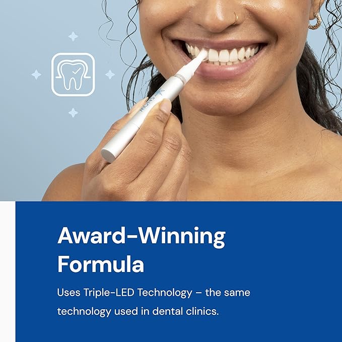 Snow Teeth Whitening Kit - Snow Teeth Whitening Serum and LED Mouthpiece Whitener, Formulated with Hydroxyapatite, Good for 2 Months - Wireless Kit with 1 Wand