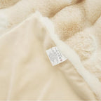 Tie-dye Camel Faux Fur Rabbit Thick Throw Blanket for Couch Living Room 50x60 Fluffy Bed Furry Comforter Soft Blanket Best Housewarming Home Gifts 860 GSM