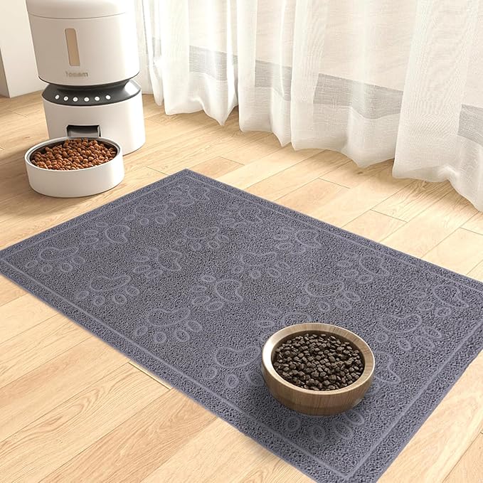 Door Mat Home Welcome Mats Outdoor and Indoor, Heavy-Duty Low-Profile Non-Slip Front Welcome Mat for Home Entrance, Outside Entry, Yard, Floor, Patio (Grey, 36x24)