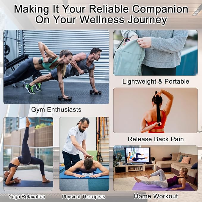 iGreely Premium Muscle Roller The Ultimate Massage Roller Stick 17 Inches Recommended by Physical Therapists Promotes Recovery Fast Relief for Cramps Soreness Tight Muscles Black