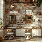 Barber Shop Decor Accessories - Barbershop Poster Metal Tin Signs Vintage Wall Art, Barber Gifts for Men Haircut Decorations 4x16 Inch