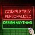 Custom Bar Neon Sign Personalized Logo Name Established Year Garage Signs for Men Home Bar Open Workshop Coffee Lounge Decor LED Lights Night Club Poker Billiards Gifts