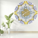 The Gears Clock Wall Clock Italy Collection with Moving Gears (Minori, 36 inch Round)