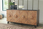 Signature Design by Ashley Robin Ridge Modern Wood Accent Cabinet