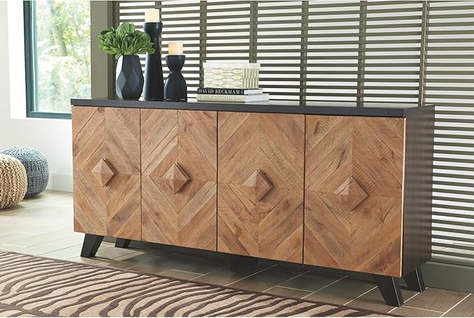 Signature Design by Ashley Robin Ridge Modern Wood Accent Cabinet