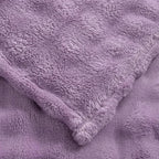 YUSOKI Luxury 3D Bubble Throw Blanket 3.1lb,All Ages,Home Decoration, (Lilac Purple,60 * 80inches)
