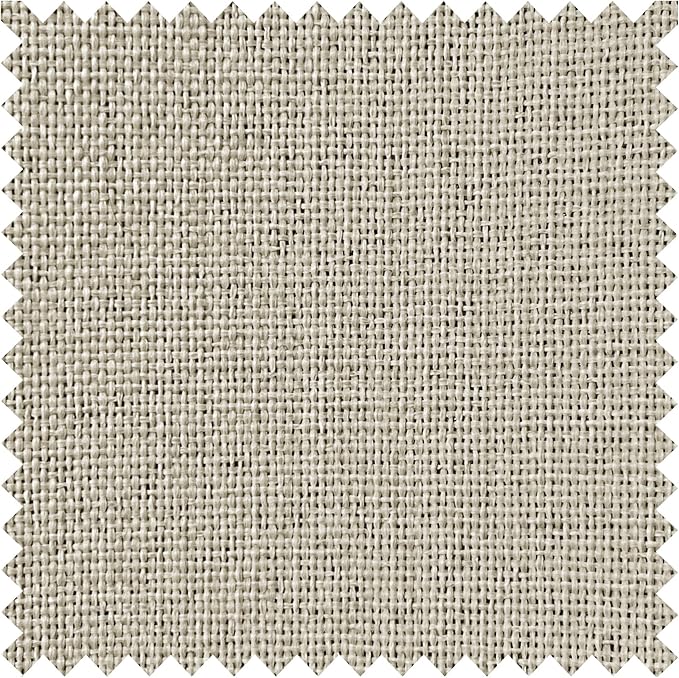Macochico Ivory White 100% Blackout Linen Curtains 96 Inches Long Pinch Pleated Curtains for Bedroom Living Room Nursery Farmhouse Insulated Sound Reducing Drapery with Tieback 84”Wx96”L 1 Panel