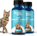 Cat Bad Breath & Oral Health Remedy, Natural Dental Care Cats Teeth, Mouth and Gums, Easy to Use Daily Supplement for Stomatitis, Gingivitis, Plaque & Tartar Control for Cats, 800 Small Pills