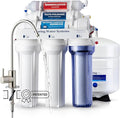iSpring RCC7AK, NSF Certified, 75 GPD, Alkaline 6-Stage Reverse Osmosis System, pH+ Remineralization RO Water Filter System Under Sink, Patented Top-Mounted Faucet Design for Easy Installation