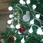 Minetom 33 Feet 100 Led Globe Ball String Lights, Fairy String Lights Plug in with Remote, Waterproof Globe String Lights for Indoor Outdoor Party Wedding Christmas Tree Garden Decoration, Pure White
