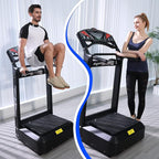 Vibration Platform Workout Machine, Heavy Duty Recovery Whole Body Circulation Vibration Plate 400bl Support for Home Trainer Gym Equipment