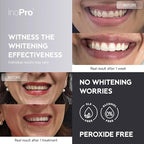 Natural Teeth Whitening Strips Kit 21 Treatments - Sensitive Teeth Whitener, Peroxide Free, Enamel Safe White Strips - Instant Teeth Whitening Without The Harm (42 Strips)