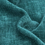 CaliTime Throw Pillow Covers Decorative 22 X 22 Inches Pack of 2 Cozy Chenille Cushion Cases for Couch Sofa Bed Living Room Home Teal