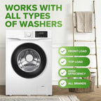 Heavy Duty Washing Machine Cleaner Descaler Tablets - Deep Cleaning for Front Load, Top Load Washer, HE (6 XL Tablets - 6 Months Supply)